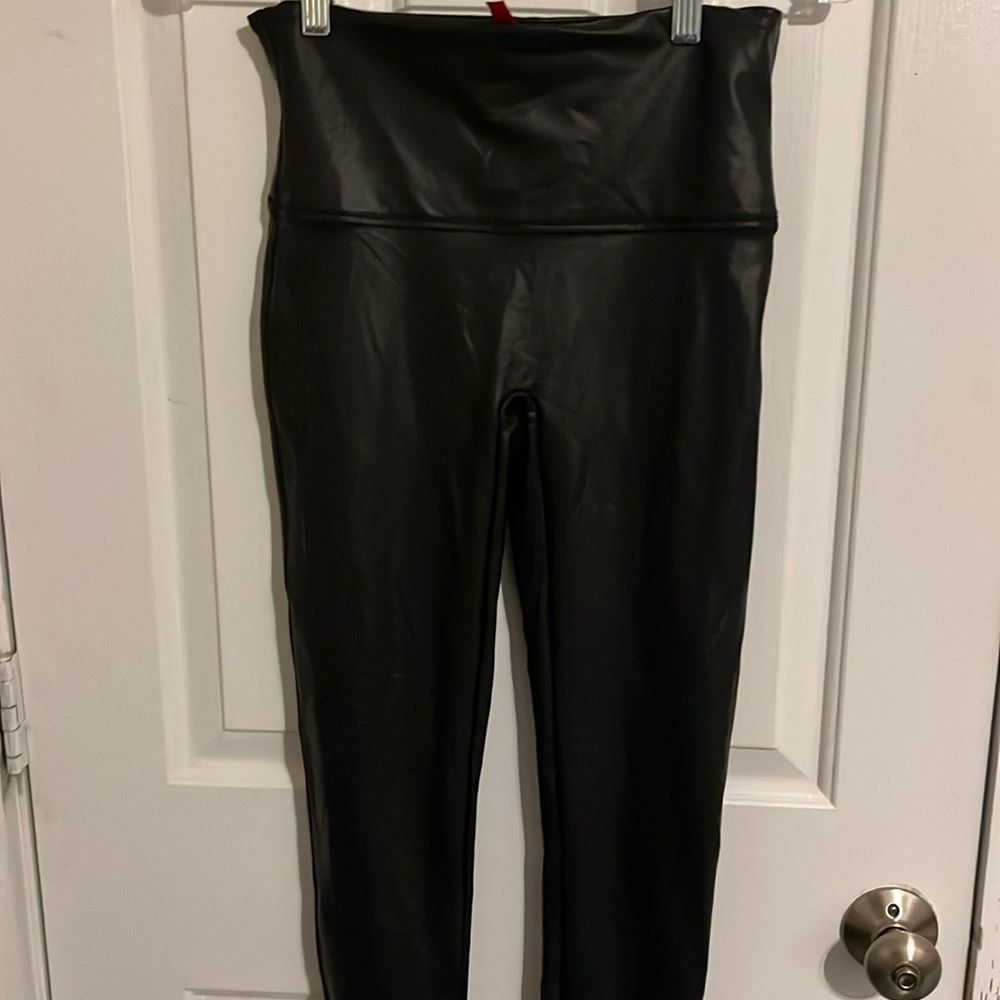 Spanx faux leather leggings